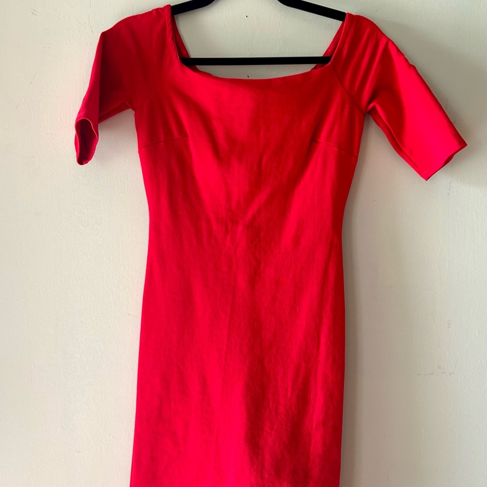 Lulu's Vibrant Red Dress